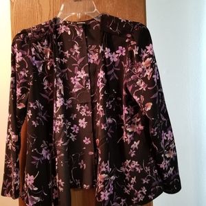 Cardigan.Black. Polyester.  New no tag.  Express